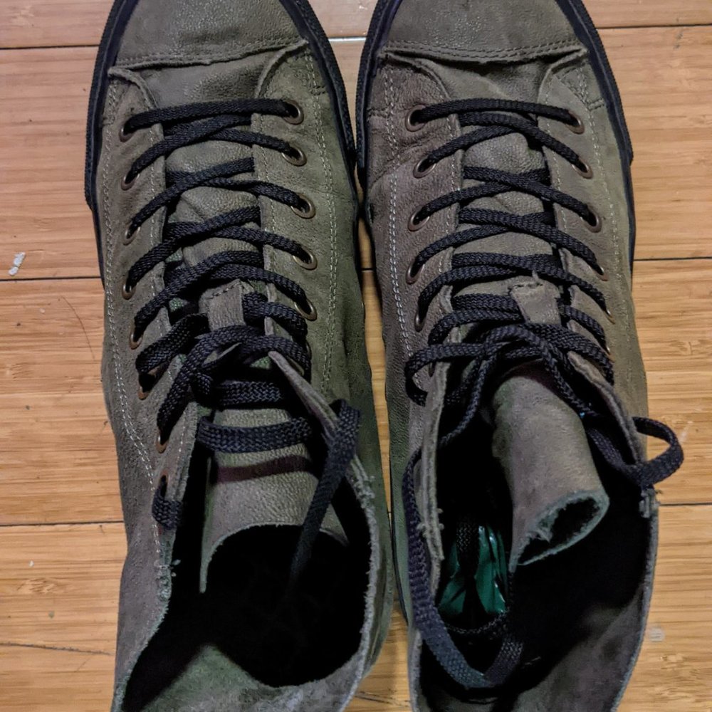 SeaVees Army Issue High Top Leather Shoes